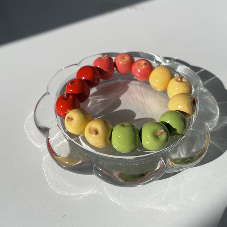 renkli elmalı bileklik