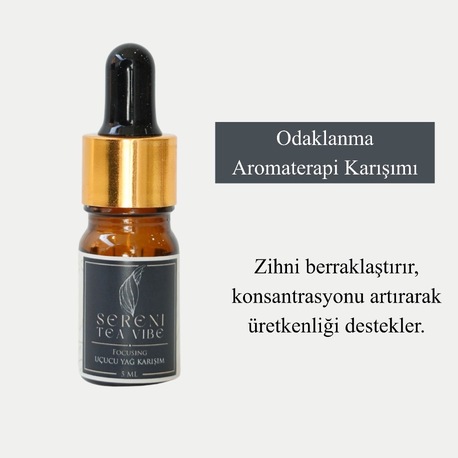 Odaklanma – Damlalıklı Buhurdanlık Yağı Aromaterapi Karışımı 5 ml