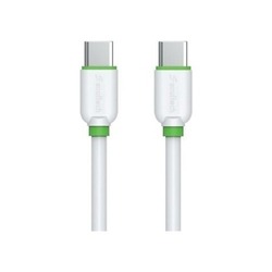 Soultech DK061B Type-C - Type-C 3A Comfort Plus Şarj ve Data Kablosu Beyaz