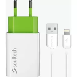 Soultech SC112B Comfort 2100 Mah Beyaz Iphone Seyahat Şarj Cihazı ve Kablo