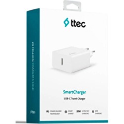 Ttec 2SCS22B Smartcharger Pd 20W Usb-C Seyahat Hızlı Şarj Aletı Beyaz