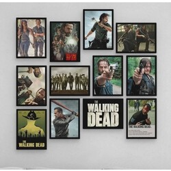 The Walking Dead 12'li Duvar Tablosu