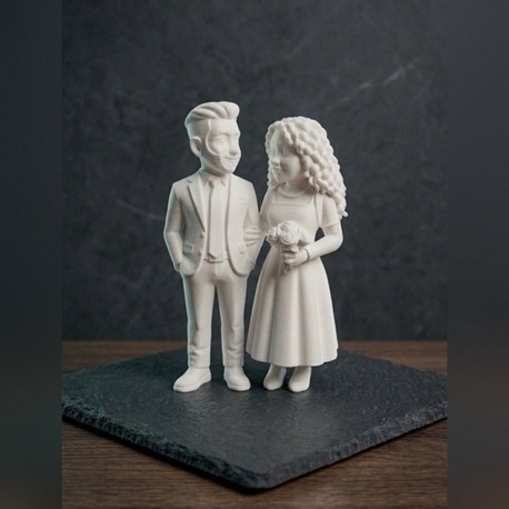 Aşkın En Renkli Hali: Çiftlere Özel Tasarım 3D Figür & Boyama Seti ✨
