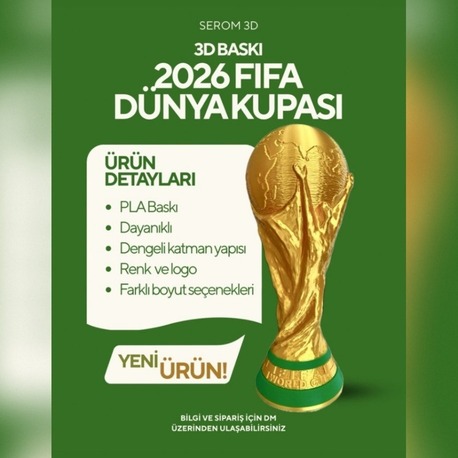DÜNYA KUPASI-Futbol Tutkunlarına Özel 3D Tasarım Ödül