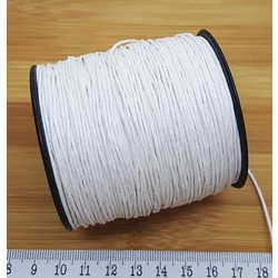 BOBİN SATIŞ - ÖRGÜLÜ COTTON MAKROME BİLEKLİK İPİ 1 MM BEYAZ Ürün Kodu : 15739