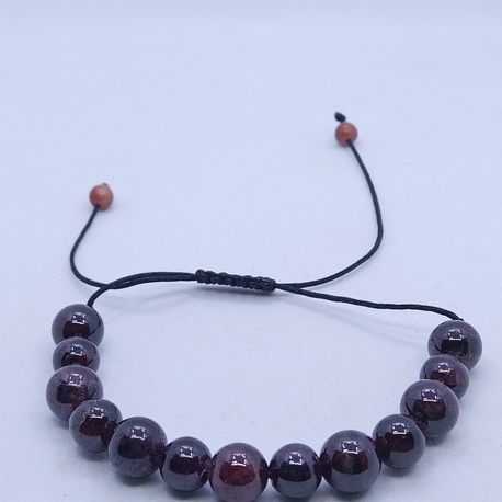 Doğal granat taşlı bileklik