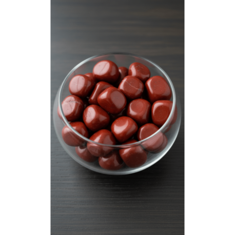 Kırmızı Jasper Doğal Taş Tamburlanmış Parça - (2-2,5 cm)