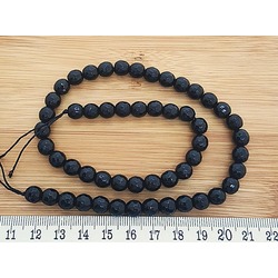 Doğal Oniks 8 Mm Kesme (Faset) Dizi Taş Ürün Kodu : 8505