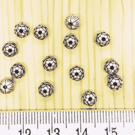 925 Ayar Gümüş Futbol Topu Desenli Ara Aparat (0.60 gr)