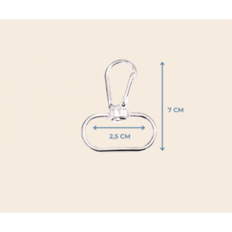 2,5 cm Telli Kanca 7 cm Metal Renk – Bijuteri ve Aksesuar Montaj Malzemesi