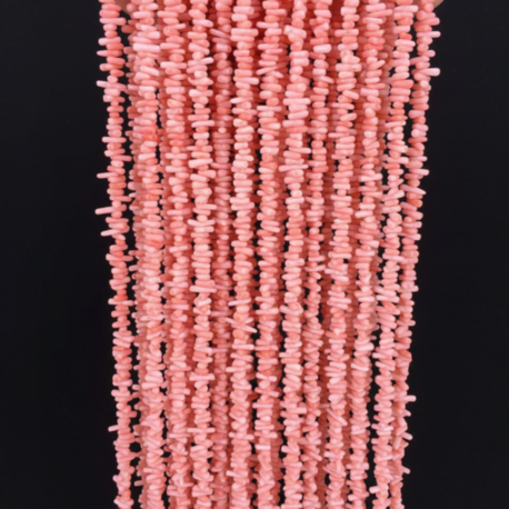 Pembe Dal Mercan Dizi Taş (Renklendirilmiş) 38 cm