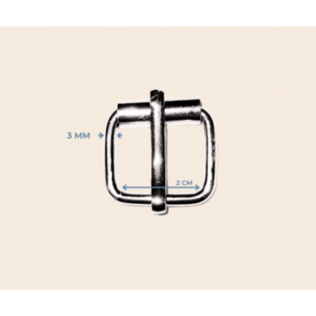2 cm * 3 mm makaralı toka metal renk