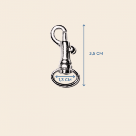 Minik Gemici Kancası 1,3 cm - Metal Renk (10 Adet)