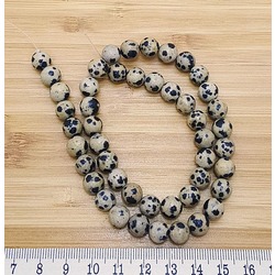 DALMAÇYALI JASPER 8 MM KÜRE DİZİ TAŞ Kod11282 Ürün Kodu : 11282