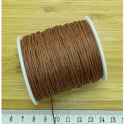 BOBİN SATIŞ - ÖRGÜLÜ COTTON MAKROME BİLEKLİK İPİ 1 MM AÇIK KAHVERENGİ Ürün Kodu : 28061