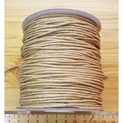 BOBİN SATIŞ - ÖRGÜLÜ COTTON MAKROME BİLEKLİK İPİ 1.5 MM CAMEL Ürün Kodu : 24628