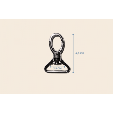 2,5 cm sargılı kanca 4,8 cm. metal renk