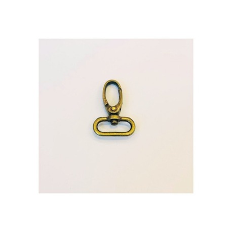 2 CM Orta Akrep Kanca Antik Renk – Metal Anahtarlık ve Çanta Askı Aparatı (50 Adet)