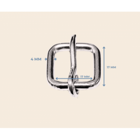 1,7 cm makaralı 4 mm kaynaklı çivi dil toka metal renk