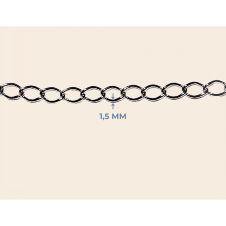 1,5 mm Küçük Kelepçe Zincir – 10 Metre Bağ