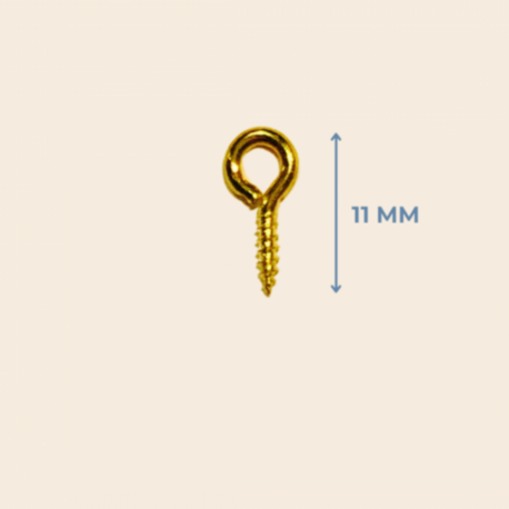 11 mm Metal Epoksi Vidası - Sarı Renk (1000 Adet)