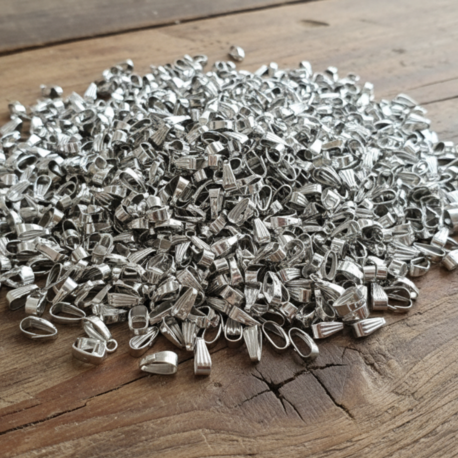 Metal kolye ucu klipsi 25 adet