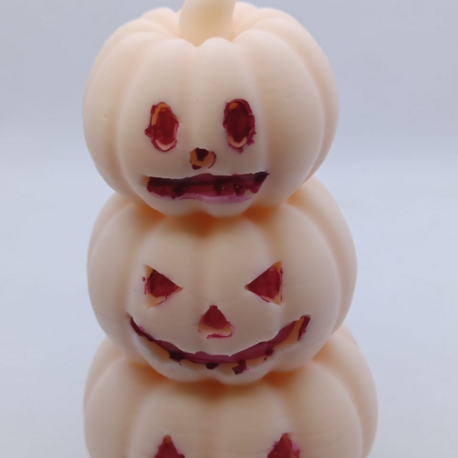 Doğal Soya Wax Mum – Halloween Cadılar Bayramı Temalı, Kabak Figürlü, El Yapımı