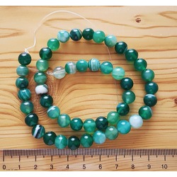 DOĞAL AKİK 8 MM KÜRE DİZİ TAŞ 23479 Ürün Kodu : 23479