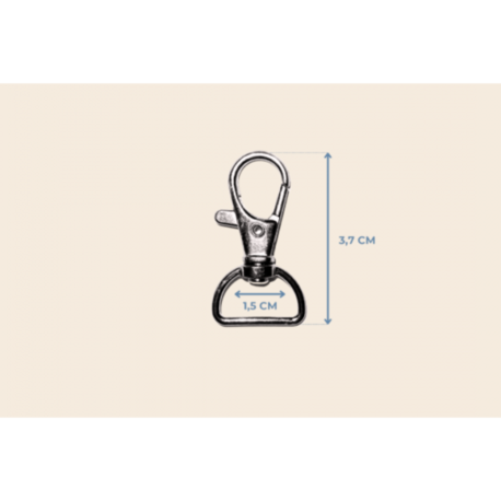 1,5 cm. Paris Kanca 3,7 cm metal renk