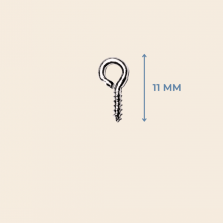 11 mm Metal Epoksi Vidası - Gümüş Renk (1000 Adet)