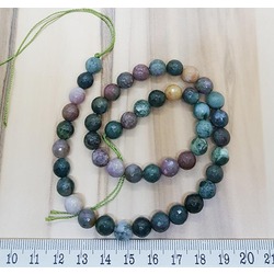 Doğal Hint Akik Taşı 8 Mm Faset Kesim Dizi Satış Ürün Kodu : 24741