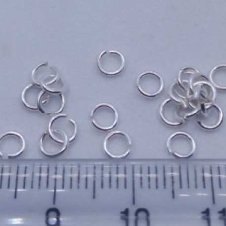925 Ayar Gümüş 4 mm İnce Bağlantı Halkası