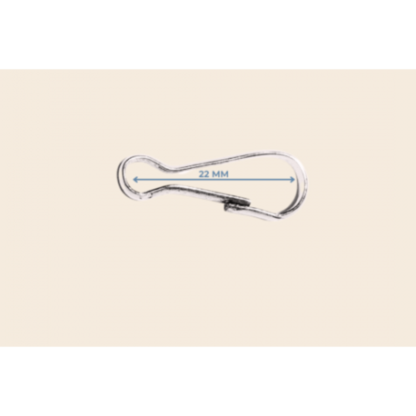 22 mm tel kanca metal renk