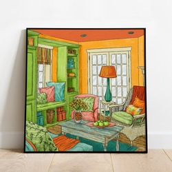 poster | tangerine walls
