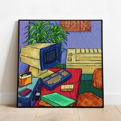 poster | 80s home office