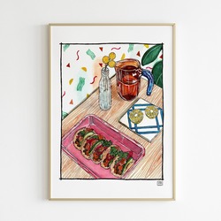 poster | tacos and lemonade