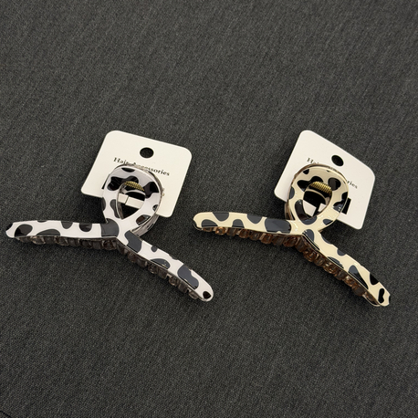 Leoparlı Kemik Mandal Toka