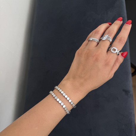 Vip Petek Model Çelik Bileklik BL0020