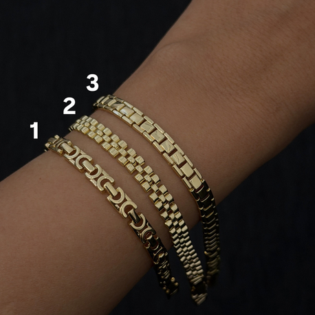 Cm Kuyumcu Model Taşsız Çelik Bileklik BL0650