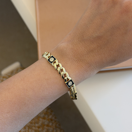 14 K Cm Marka Model Bileklik