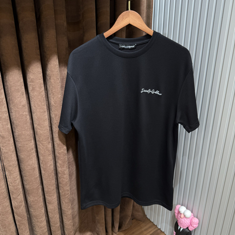 Dolce gabbana nakış detay kırışmaz tshırt 