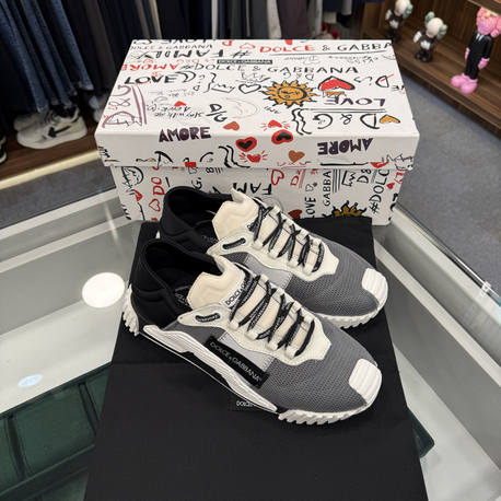 Dolce & Gabbana NS1 Mesh Sneaker in Grey/Black