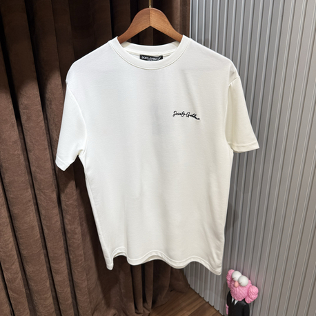 Dolce gabbana nakış detay kırışmaz tshırt 