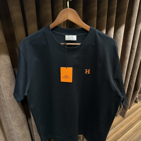 Hermes Mini Logo Detay Tshırt