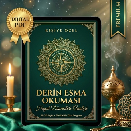 DERİN ESMA OKUMASI - Hayat Dönemleri Analizi + 30 Günlük Zikir Programı [PREMIUM]