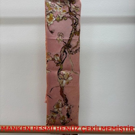ARMANDA - 4464 Van Gogh Şal - Pudra