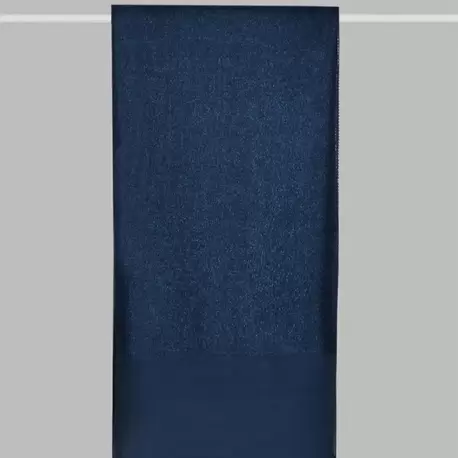 ARMANDA - 3209 İpekli Kenarı Taşlı Şal - Lacivert