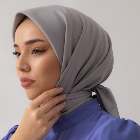 Silk Home Twill Eşarp 11343 - Gri