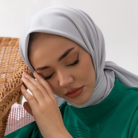 Silk Home Twill Eşarp 11343 - Gümüş