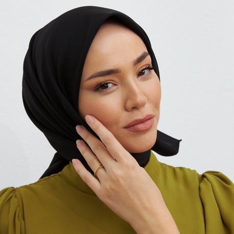 Silk Home Twill Eşarp 11343 - Siyah